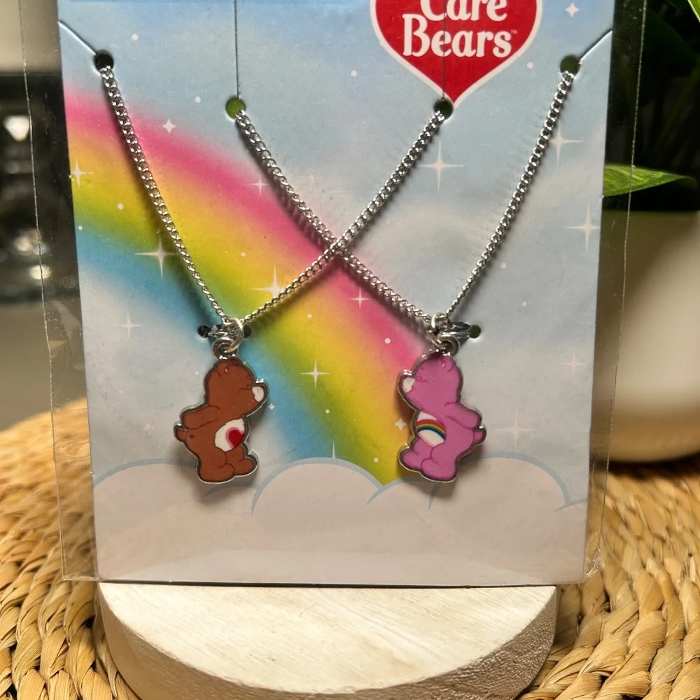 Cute Care Bears Necklaces includes both Cheer Bear & Tenderheart Bear